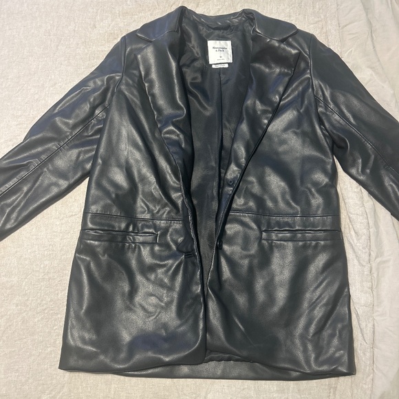 Abercrombie & Fitch Jackets & Blazers - Leather Abercrombie Jacket Blazer